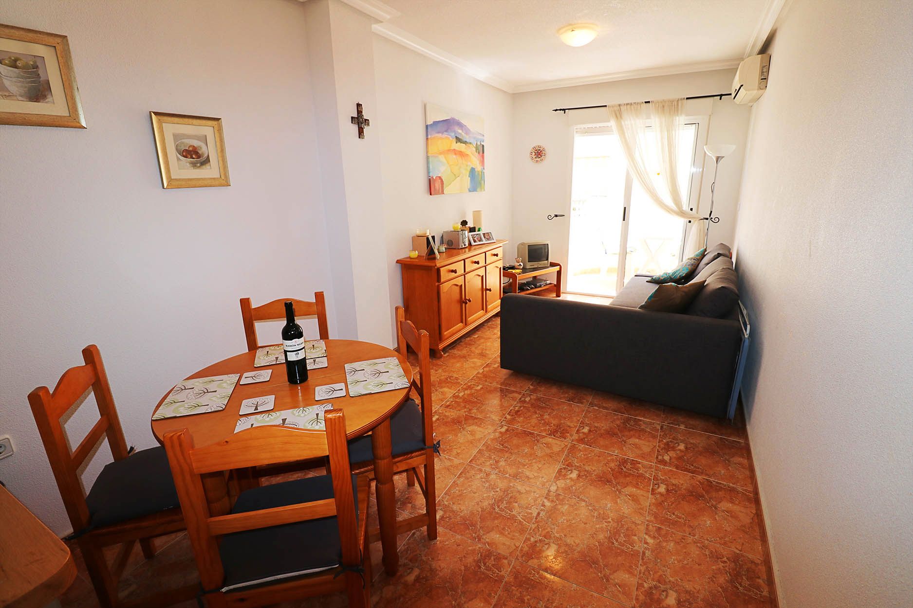 Sala d'estar de Apartament en venda en Guardamar del Segura amb Aire condicionat, Calefacció i Terrassa