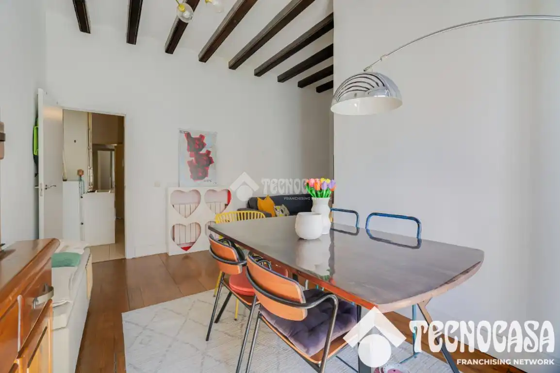 Esszimmer von Wohnung zum Verkauf in Barcelona mit Klimaanlage und Heizung