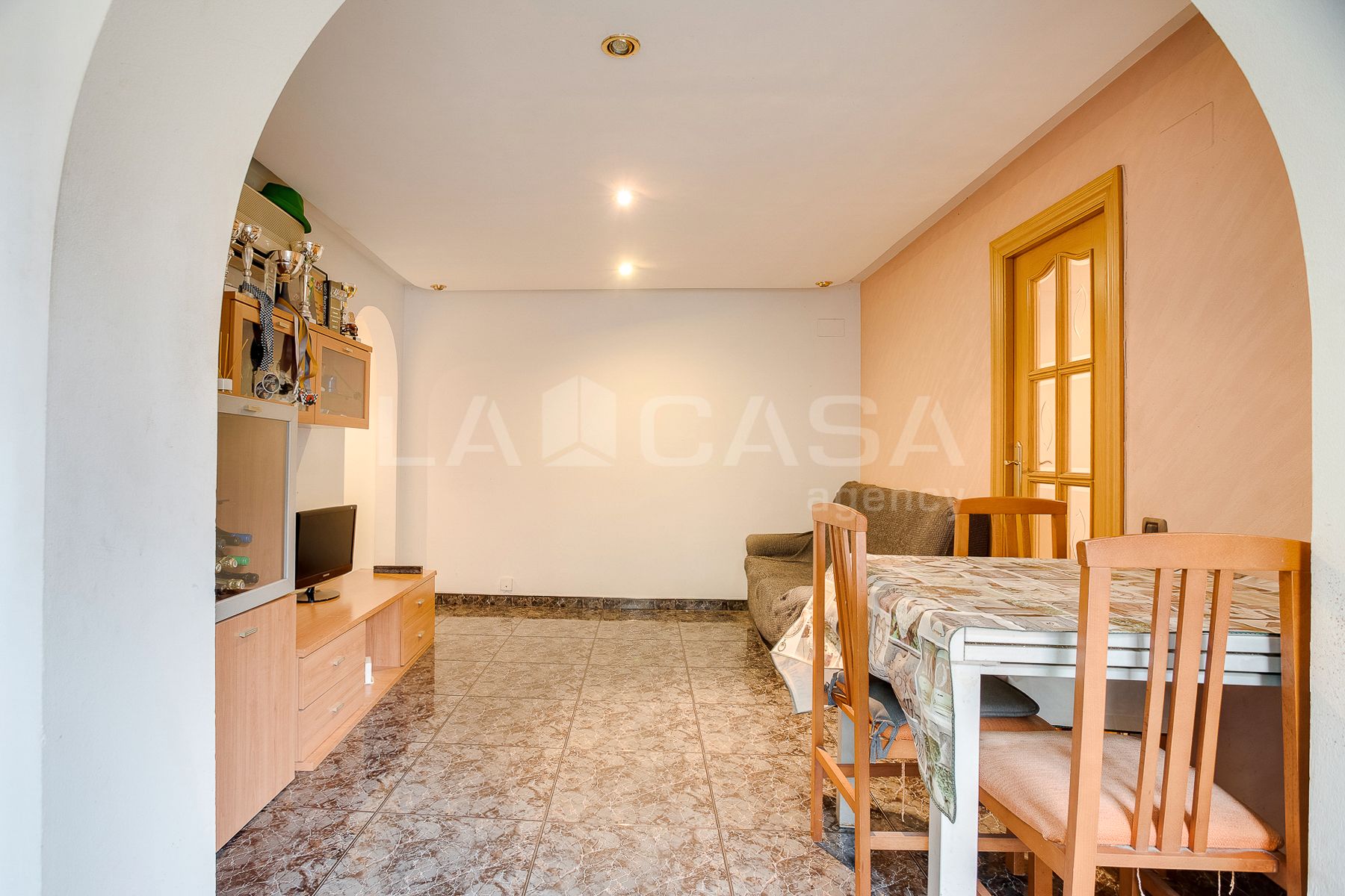 Living room of Flat for sale in  Barcelona Capital  with Heating