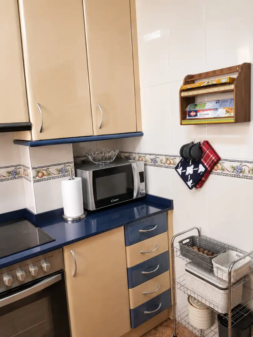 Cocina de Piso de alquiler en Santander con Amueblado y Horno