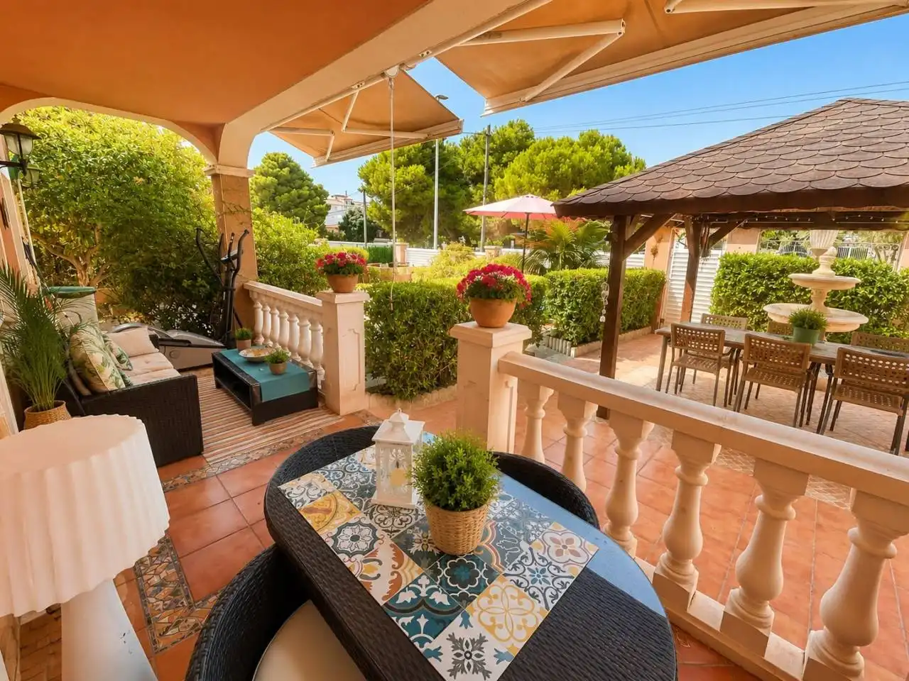 Terrassa de Casa o xalet en venda en Cubelles amb Aire condicionat, Calefacció i Jardí privat