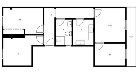 Foto 3 de Piso de alquiler en Sant Antoni,  Valencia Capital