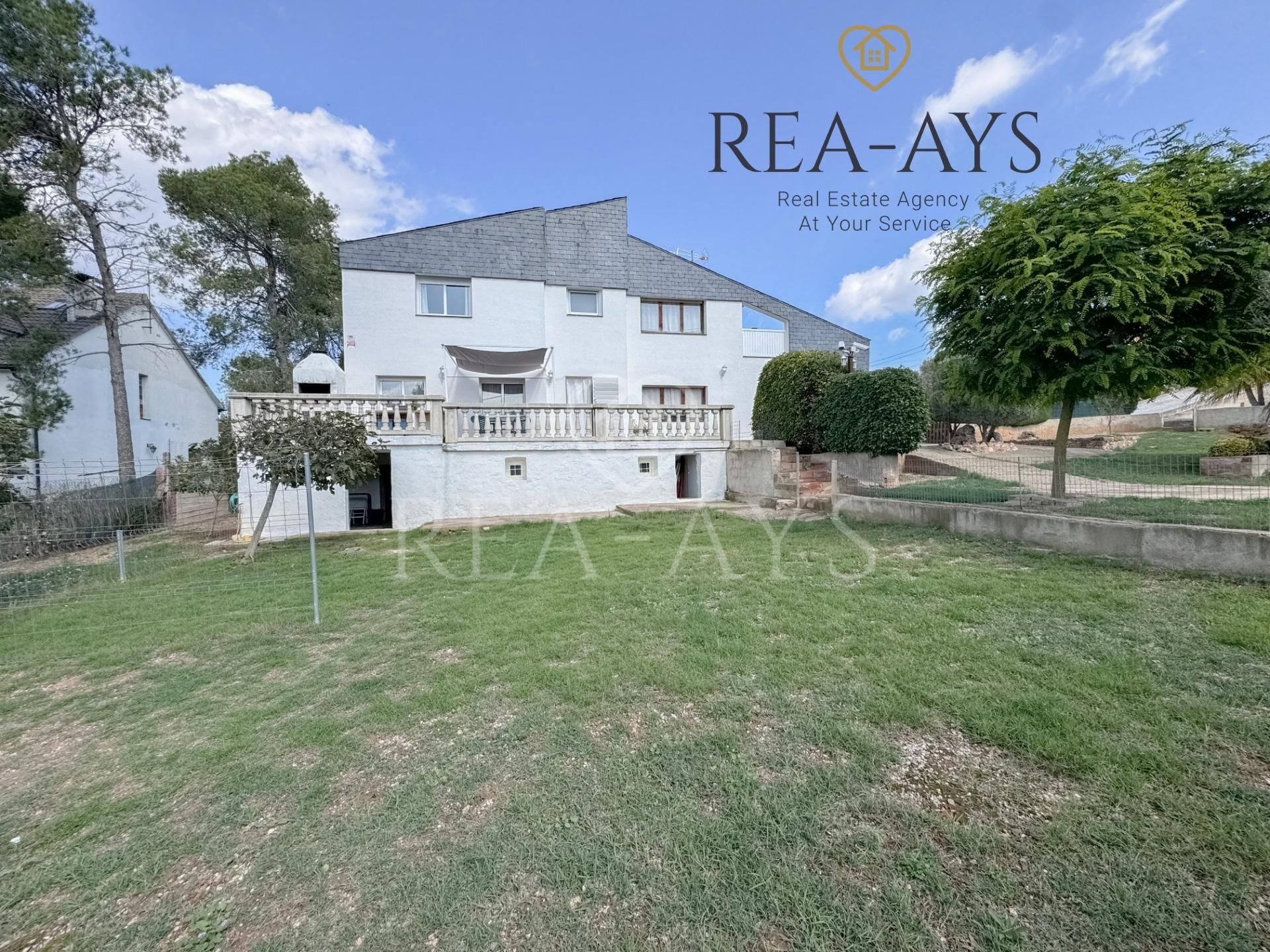 Exterior view of House or chalet for sale in Vallirana  with Air Conditioner, Heating and Private garden