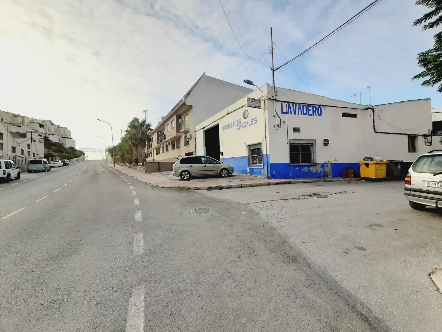 Vista exterior de Nave industrial en venta en Archena