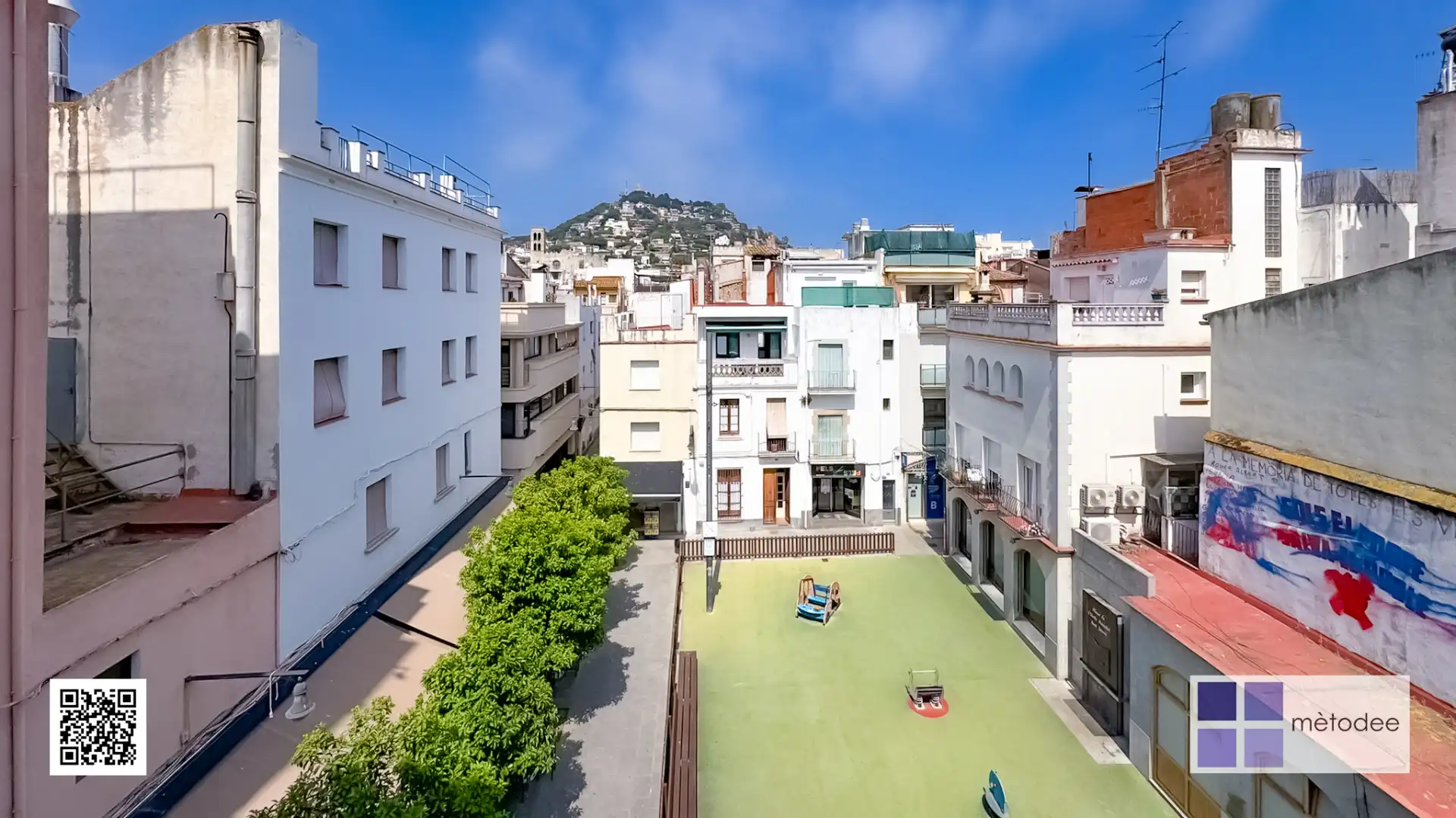 Vista exterior de Ático de alquiler en Blanes con Aire acondicionado, Calefacción y Terraza