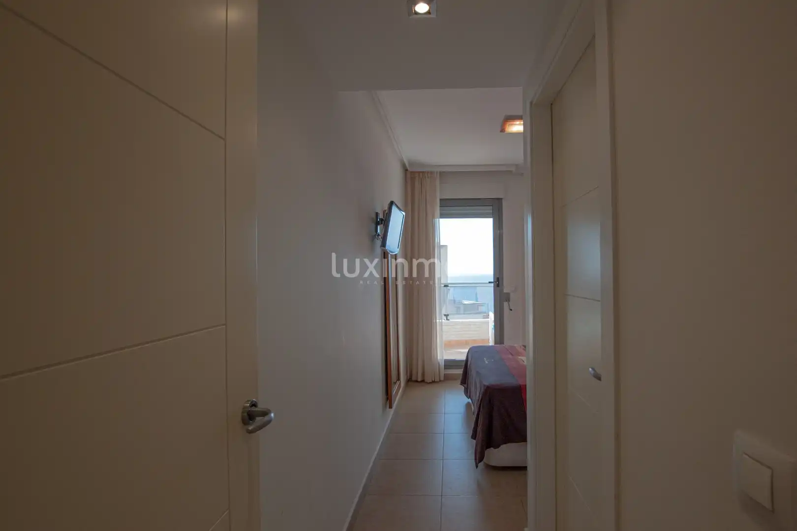 Bedroom of Flat for sale in Calpe / Calp  with Air Conditioner, Terrace and Storage room