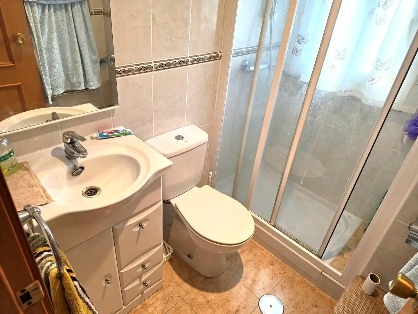Baño de Apartamento en venta en Torremolinos con Aire acondicionado, Jardín privado y Terraza