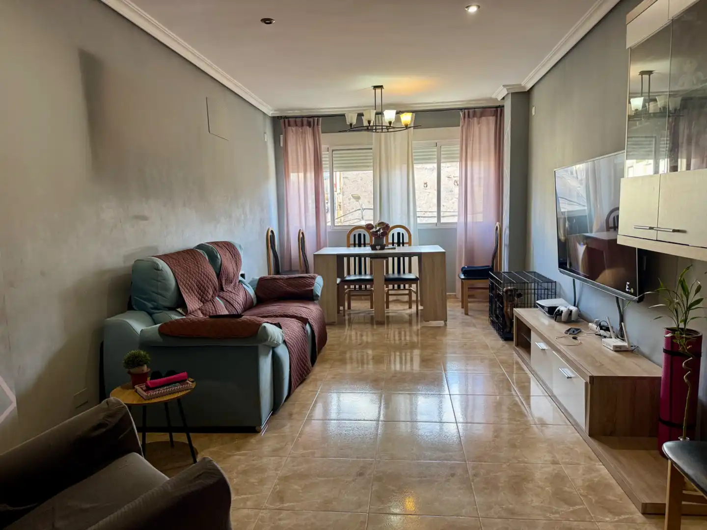 Sala de estar de Piso en venta en Cehegín con Aire acondicionado, Calefacción y Terraza