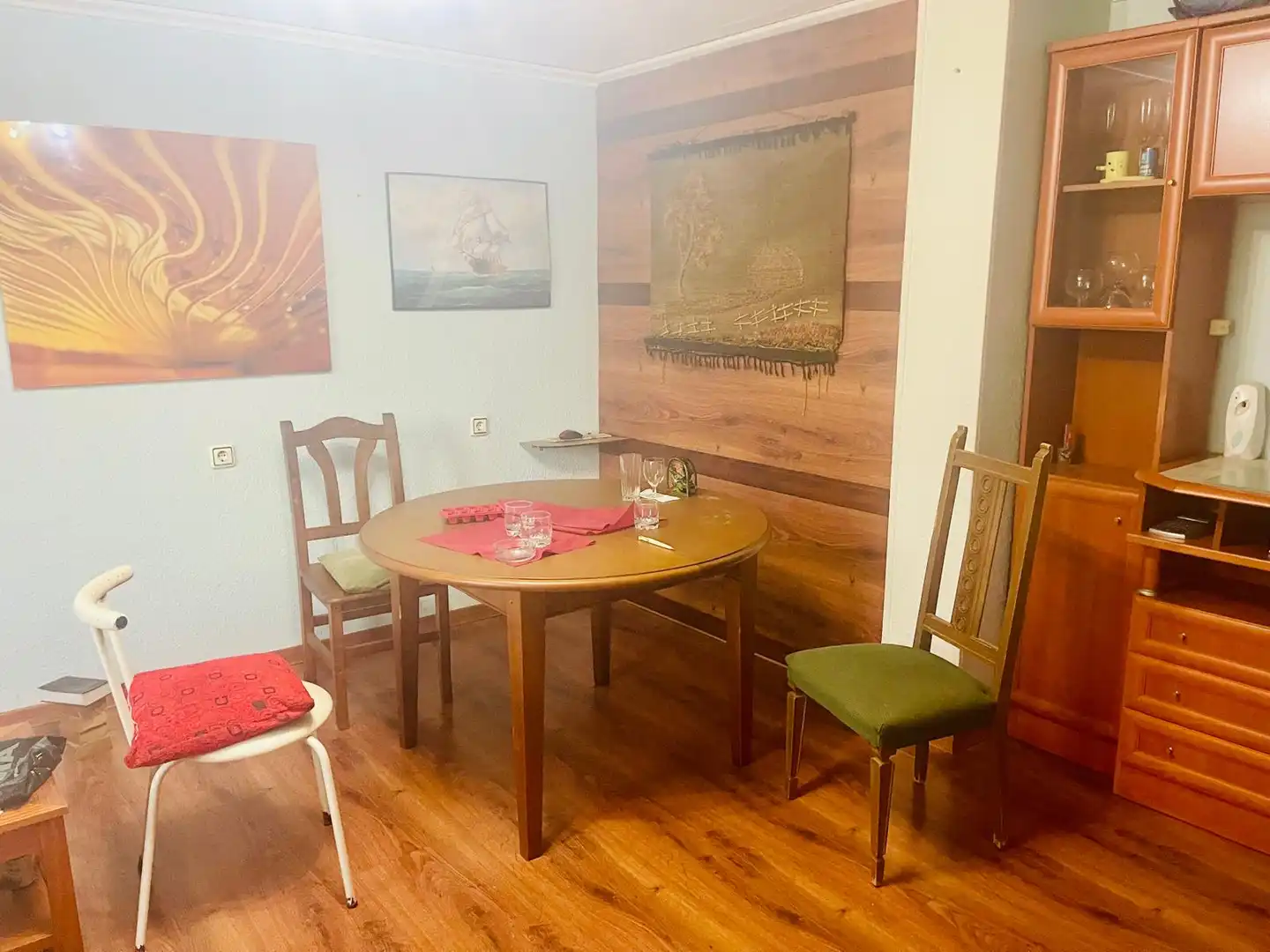 Dining room of Flat for sale in Gandia  with Air Conditioner, Heating and Furnished
