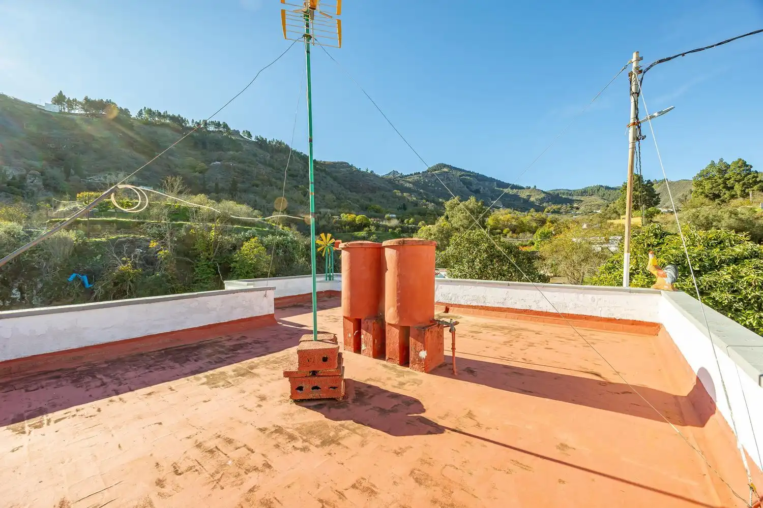 Terrassa de Casa o xalet en venda en Vega de San Mateo amb Jardí privat i Terrassa