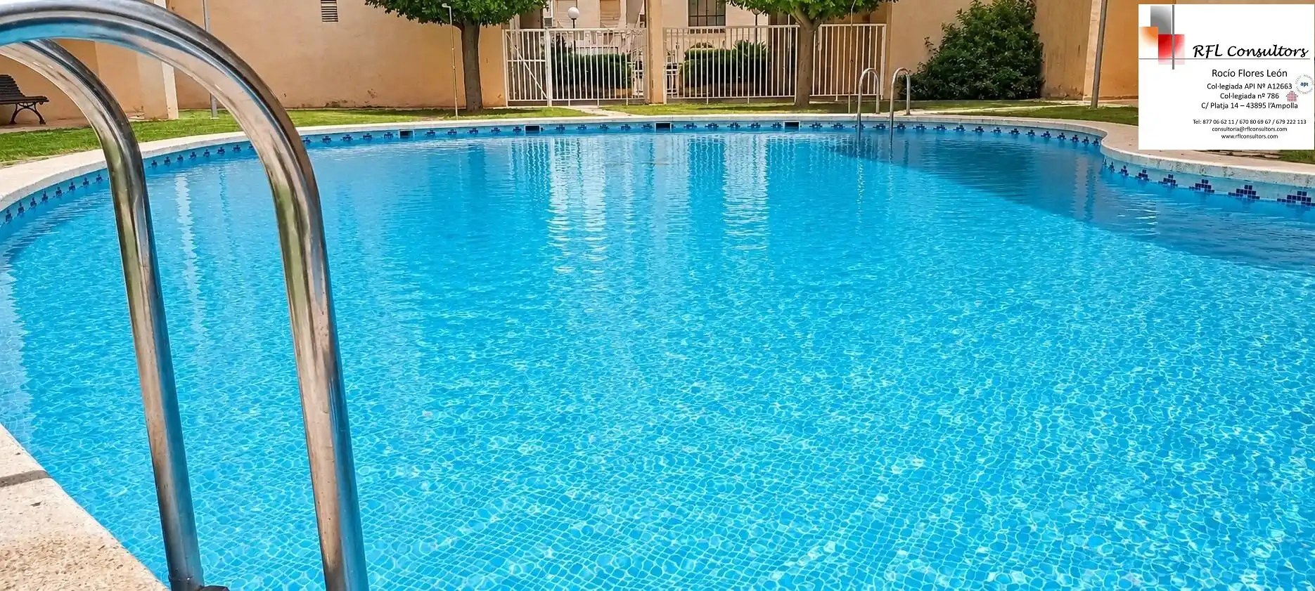 Schwimmbecken von Wohnungen zum Verkauf in Torreblanca mit Privatgarten, Terrasse und Abstellraum