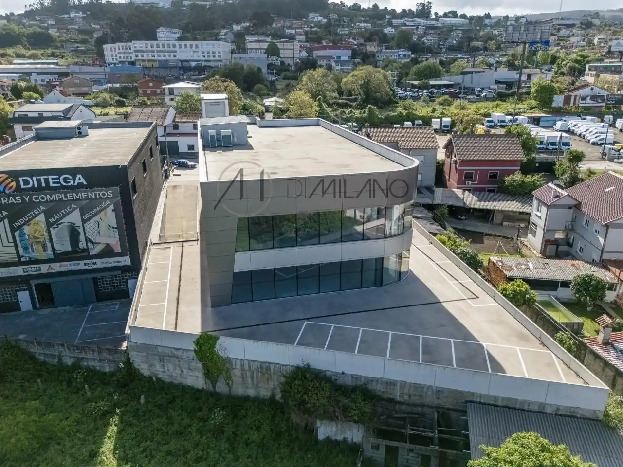 Exterior view of Industrial buildings for rent in Vigo 