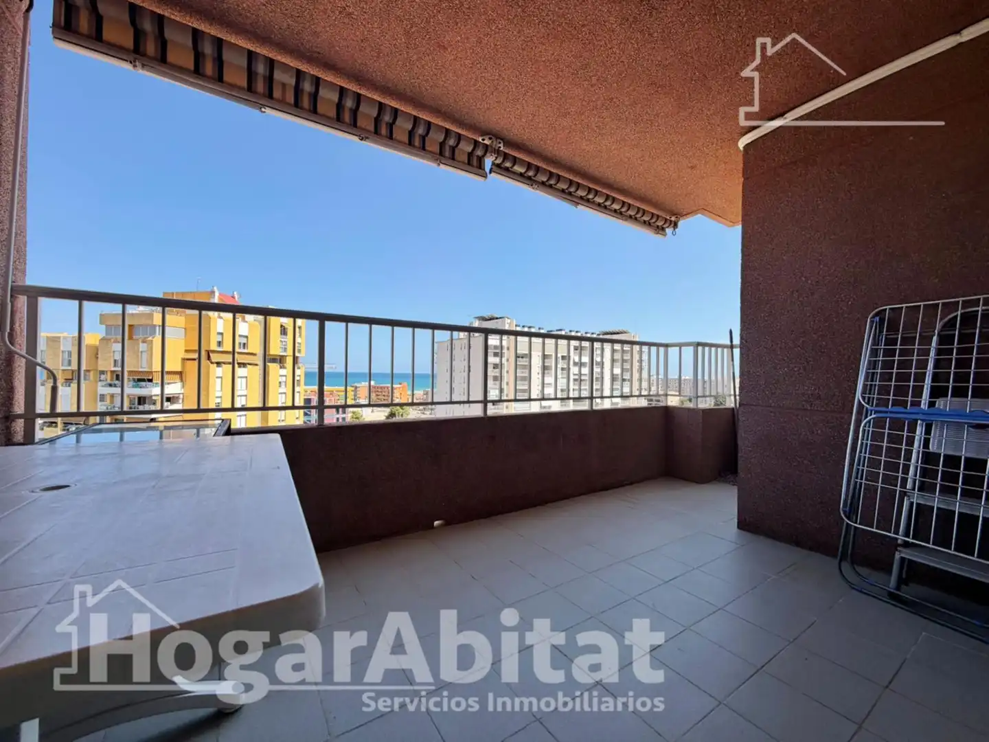 Schlafzimmer von Wohnung zum Verkauf in Canet d'En Berenguer mit Klimaanlage, Terrasse und Gemeinschaftspool