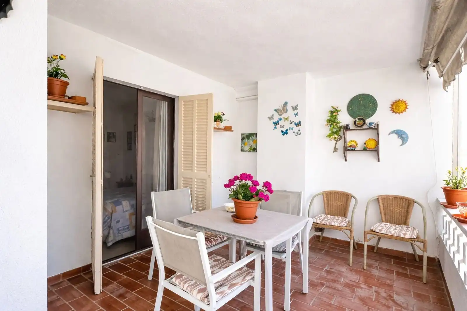 Terrasse von Wohnungen zum Verkauf in Pollença mit Privatgarten, Terrasse und Abstellraum