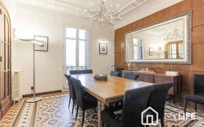 Dining room of Flat for sale in  Barcelona Capital  with Air Conditioner, Heating and Terrace