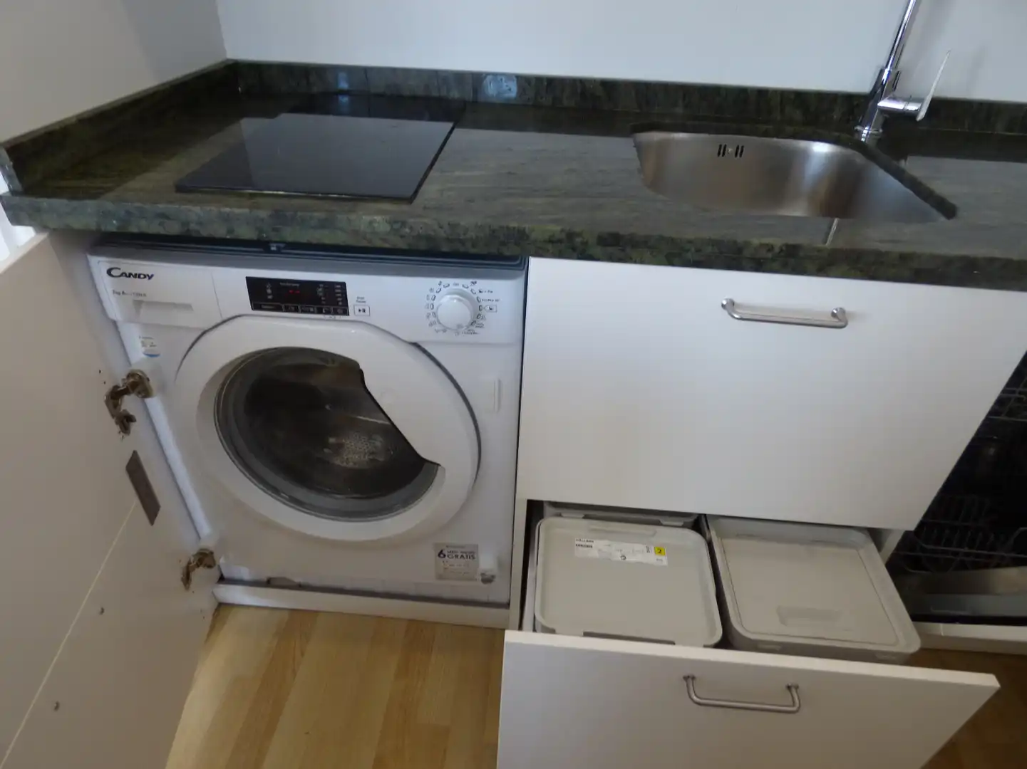 Cocina de Piso de alquiler en Madrid con Aire acondicionado, Calefacción y Terraza