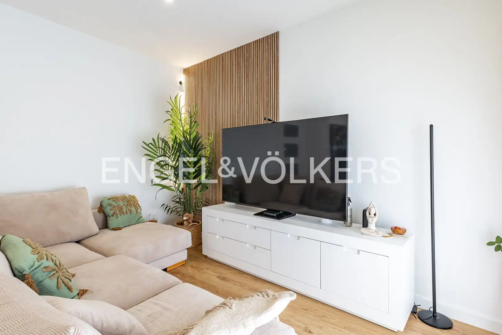 Sala de estar de Piso en venta en Mataró con Aire acondicionado, Calefacción y Parquet