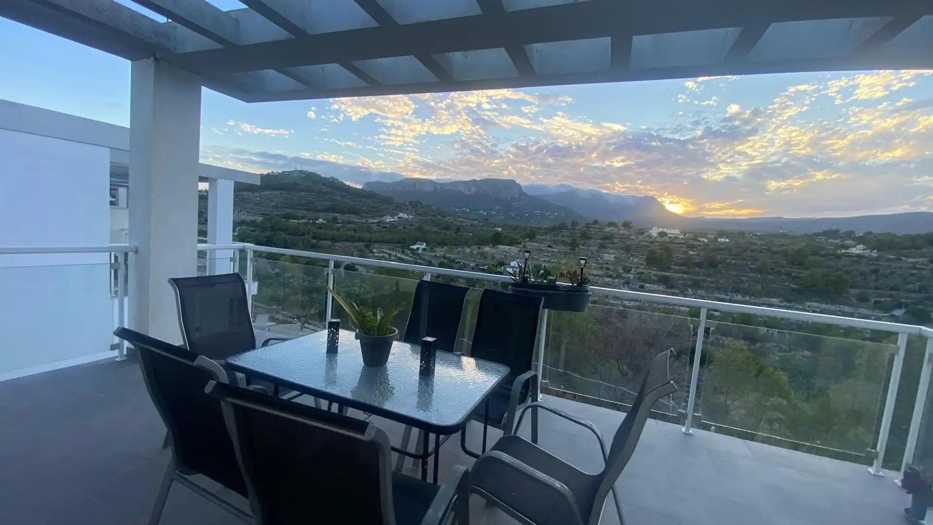 Terraza de Casa o chalet en venta en Calpe / Calp con Aire acondicionado, Calefacción y Jardín privado