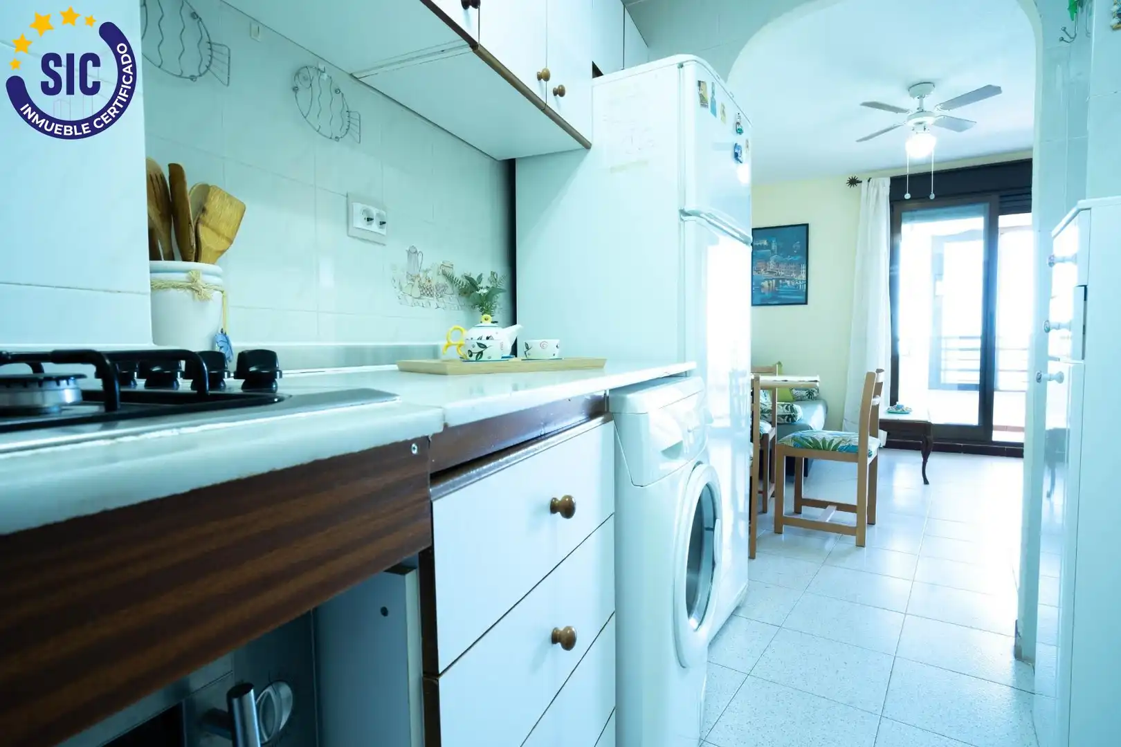 Cuina de Apartament en venda en Oropesa del Mar / Orpesa amb Terrassa, Traster i Moblat