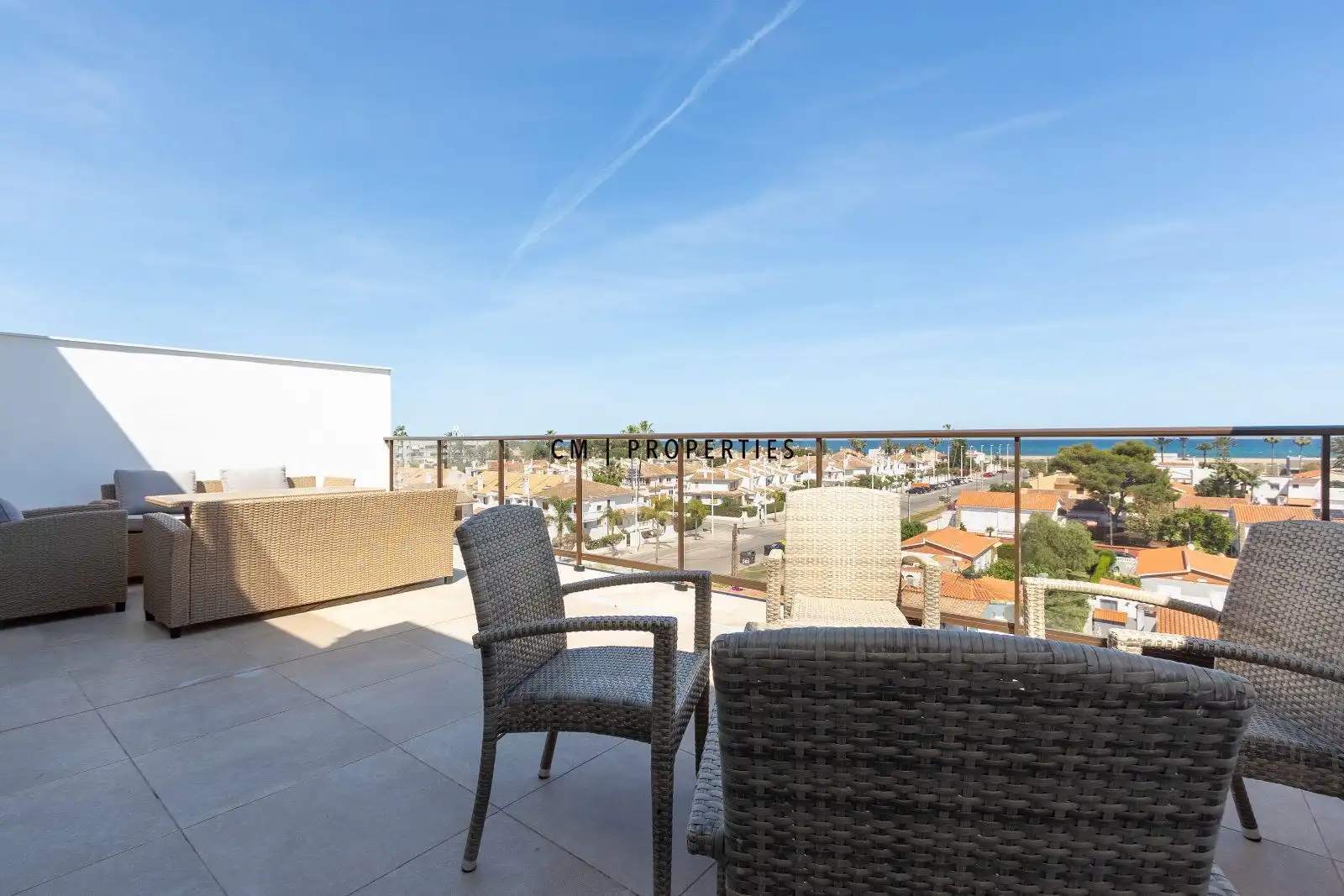 Terraza de Ático de alquiler en Sagunto / Sagunt con Aire acondicionado, Calefacción y Parquet
