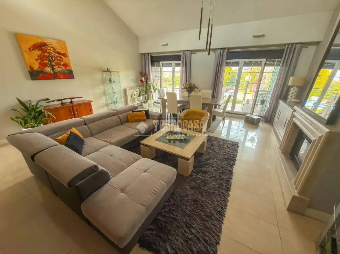Living room of Detached homes for sale in Collado Villalba  with Air Conditioner, Heating and Terrace