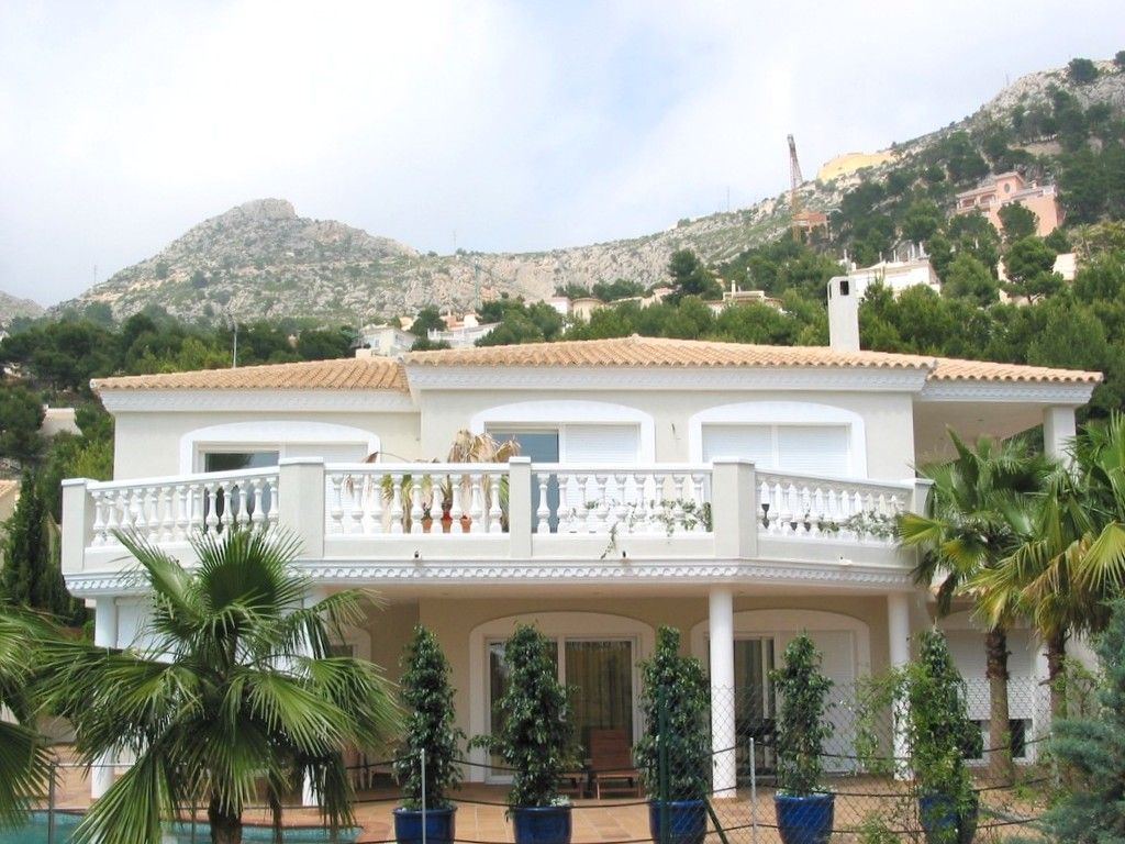 Exterior view of House or chalet to rent in Altea  with Air Conditioner, Heating and Private garden