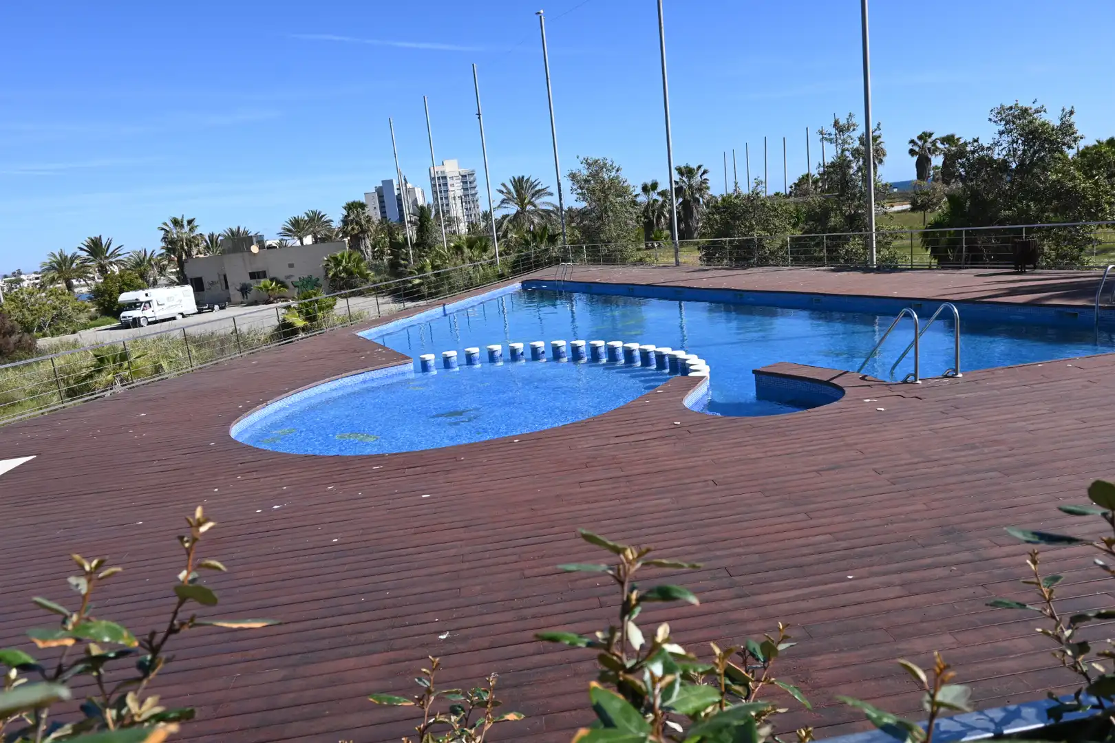 Swimming pool of Apartments for sale in La Manga del Mar Menor  with Air Conditioner, Heating and Terrace