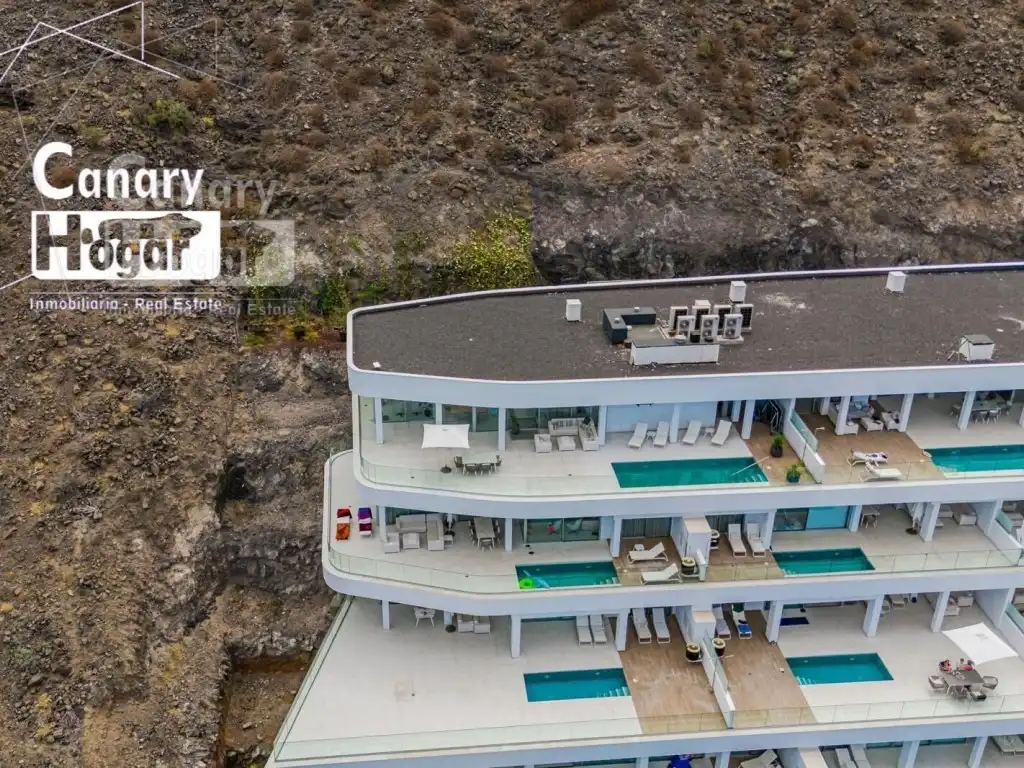 Vista exterior de Ático en venta en Santiago del Teide con Jardín privado y Piscina