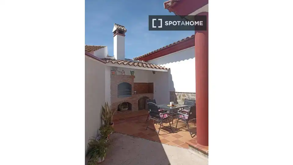Terrace of Apartments for share in Pizarra  with Air Conditioner, Terrace and Furnished