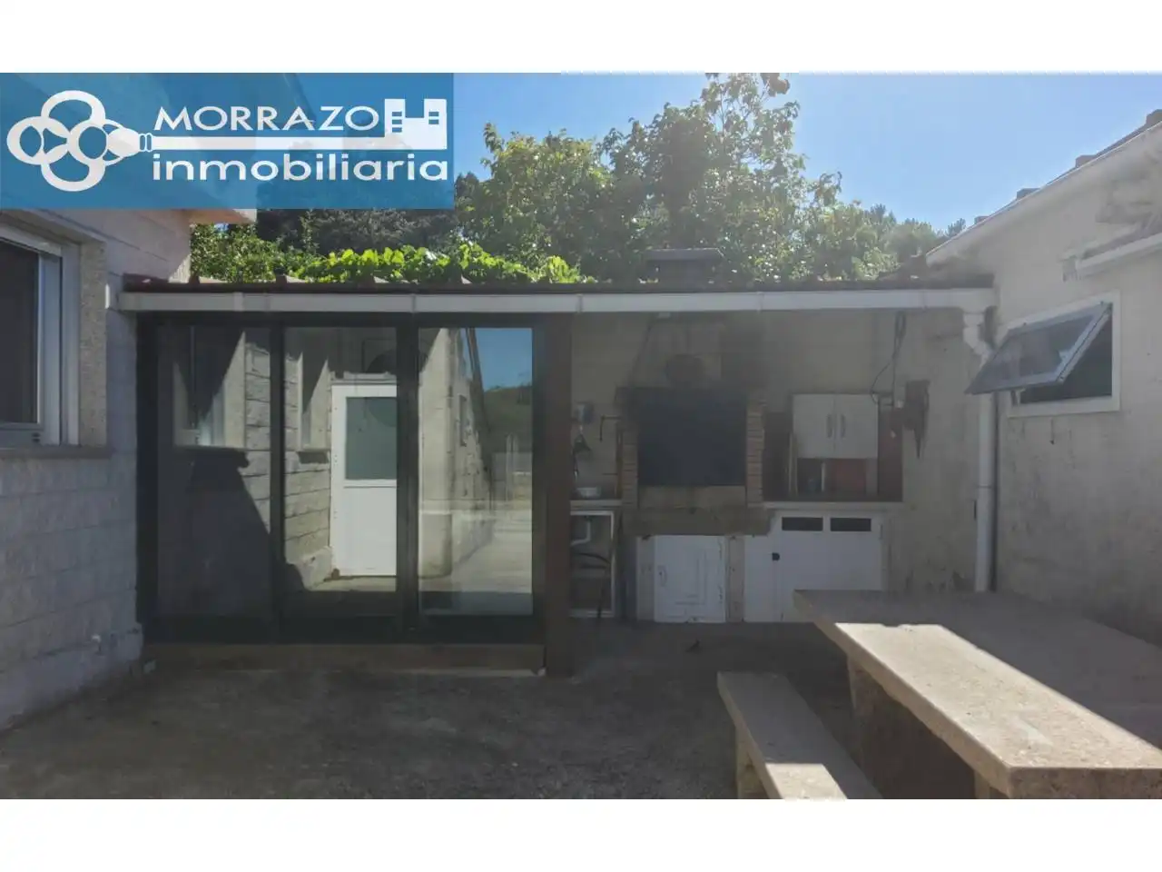 Vista exterior de Casa o chalet en venta en A Estrada  con Aire acondicionado, Piscina y Amueblado