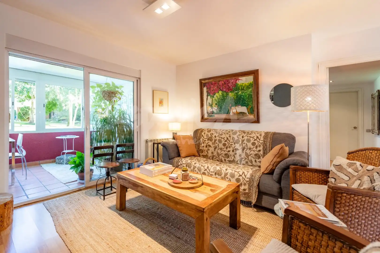 Sala de estar de Piso en venta en Majadahonda con Calefacción, Jardín privado y Terraza