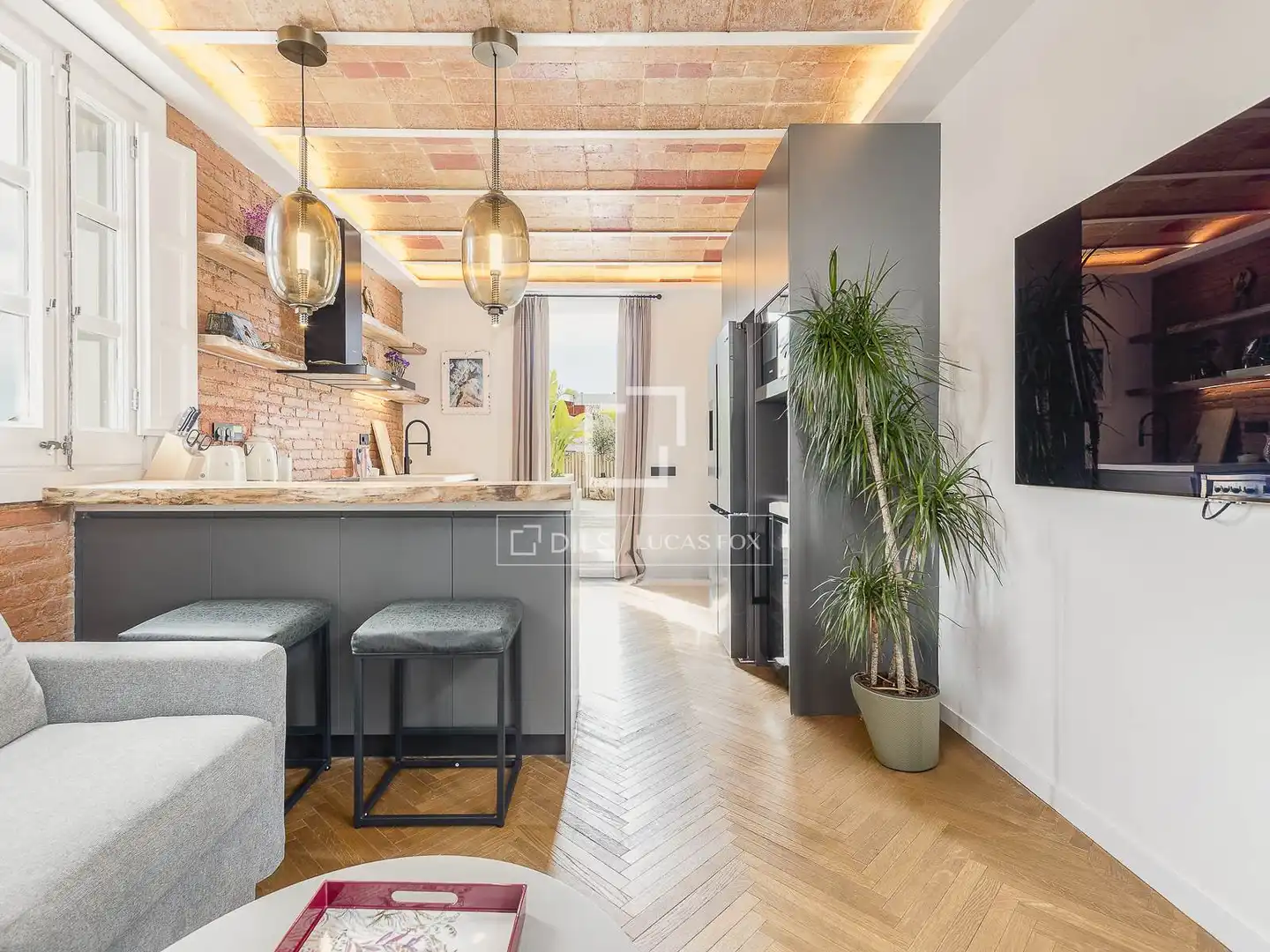 Cocina de Ático en venta en Barcelona con Aire acondicionado, Terraza y Amueblado