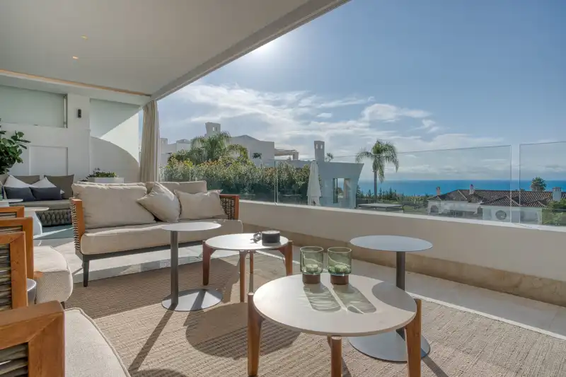 Terrassa de Apartament en venda en Marbella amb Aire condicionat, Calefacció i Jardí privat