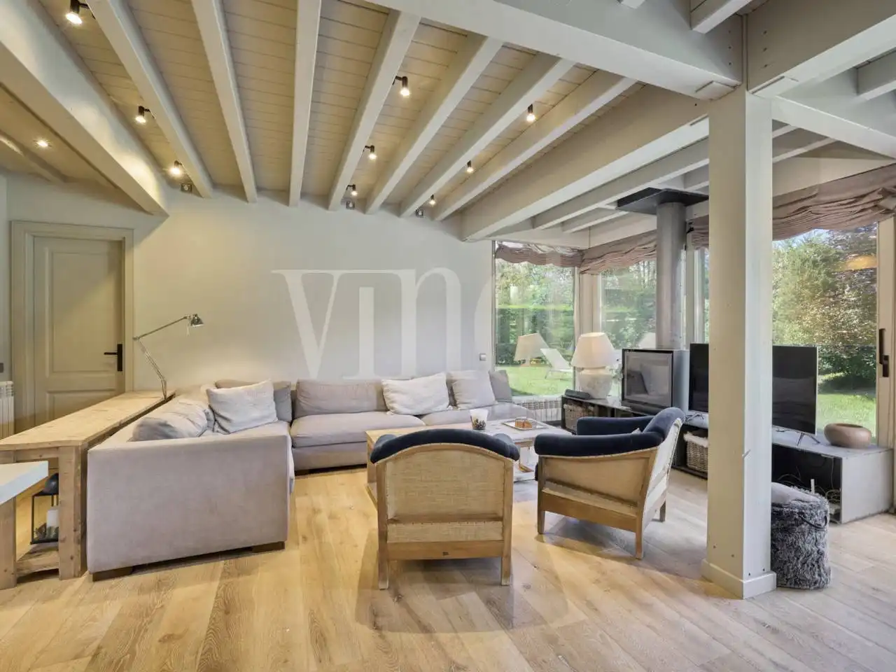 Living room of Houses for sale in Das  with Heating, Private garden and Parquet flooring