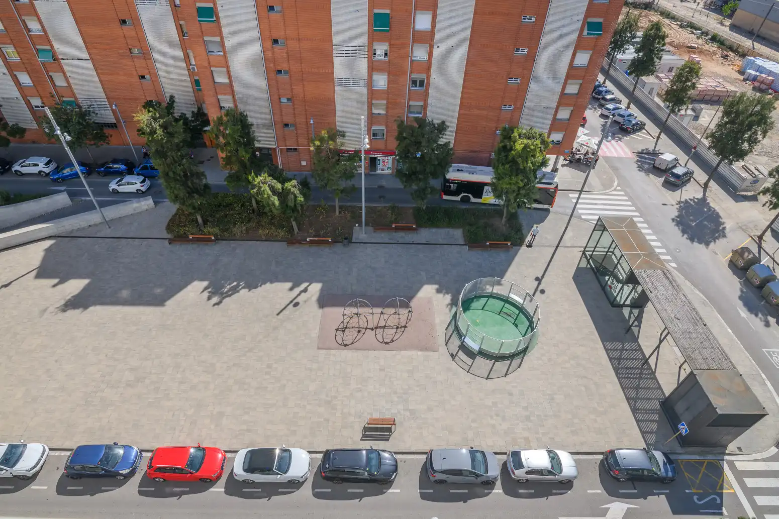 Parking of Flat for sale in Cornellà de Llobregat  with Air Conditioner, Heating and Storage room