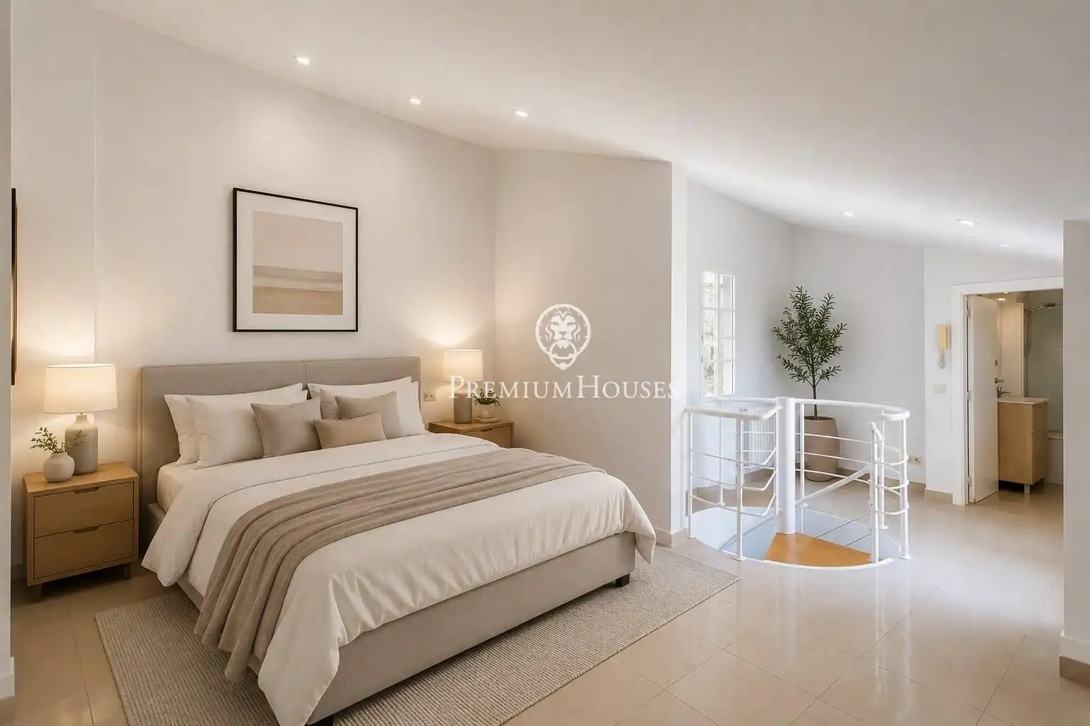 Schlafzimmer von Maisonette zum Verkauf in Alella mit Heizung, Balkon und Alarm