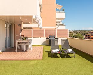 Terrace of Flat to rent in Lloret de Mar  with Air Conditioner, Heating and Private garden