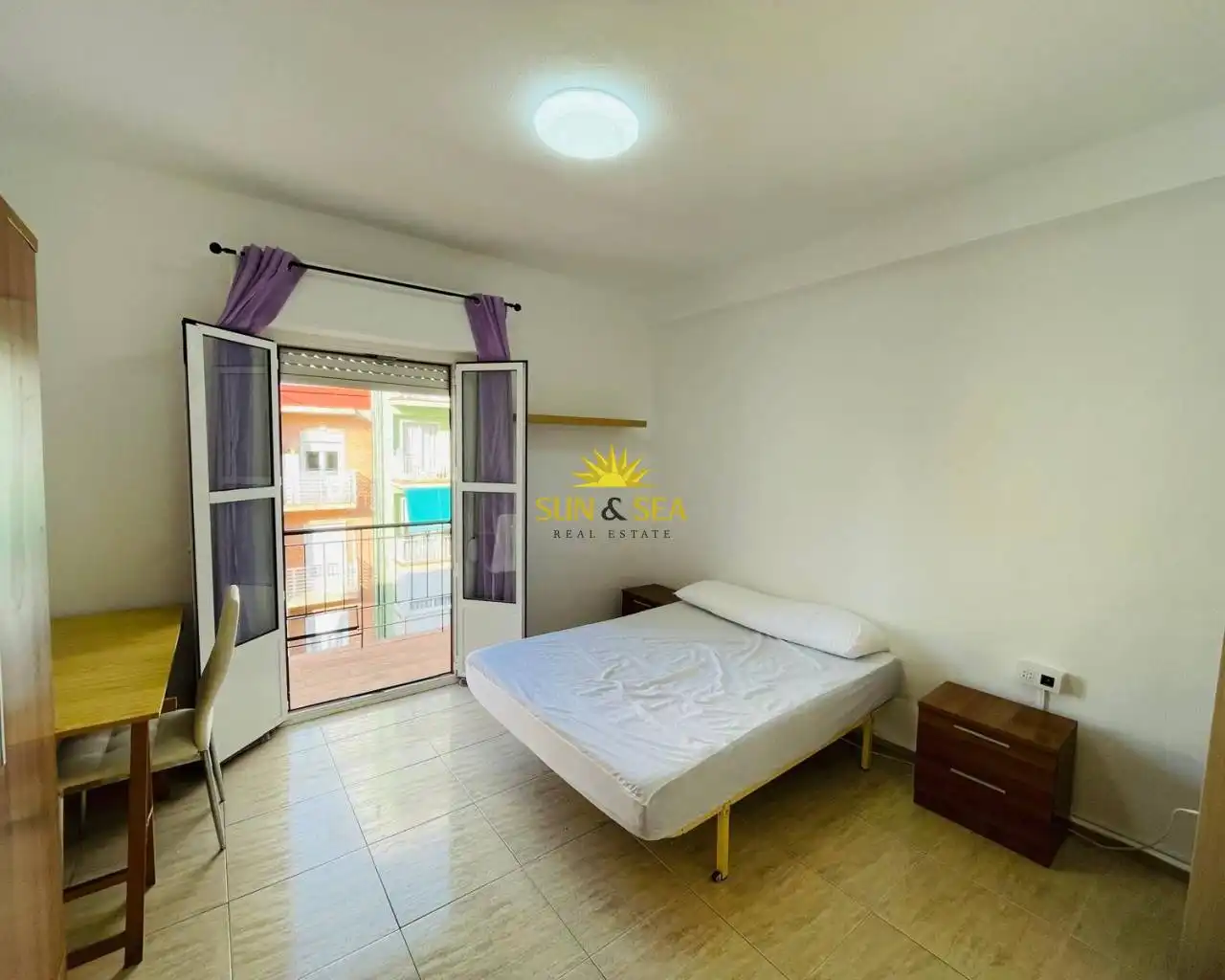 Habitación de Apartamento de alquiler en Cartagena con Calefacción, Amueblado y Horno