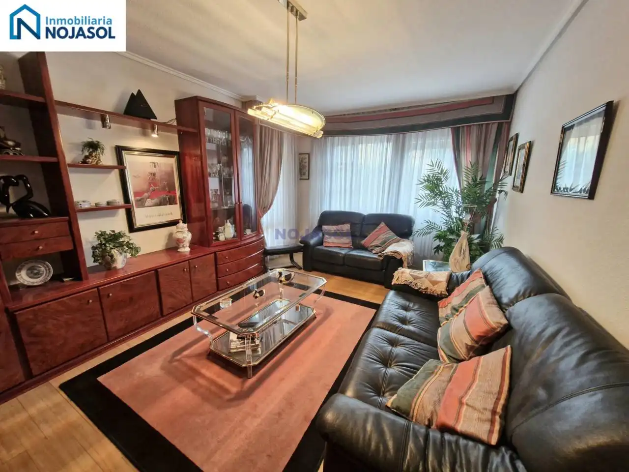 Sala de estar de Piso en venta en Hazas de Cesto con Parquet, Terraza y Amueblado