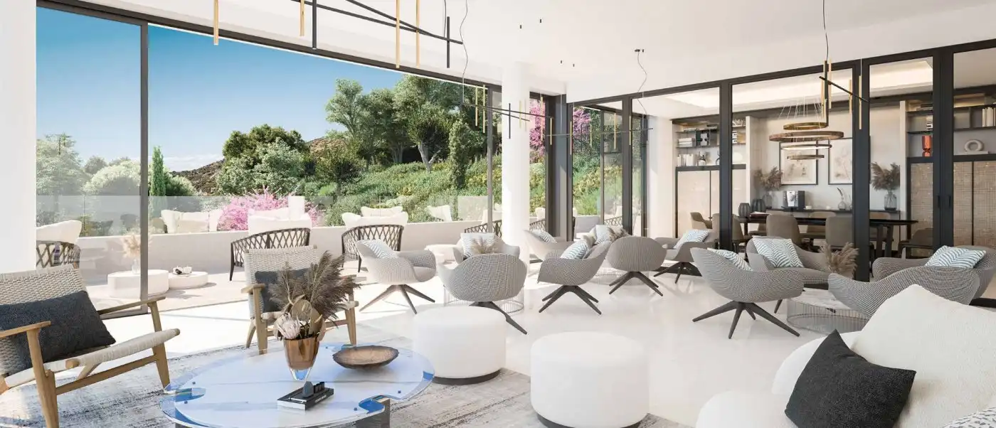 Terrassa de Casa o xalet en venda en Benahavís amb Aire condicionat, Calefacció i Jardí privat