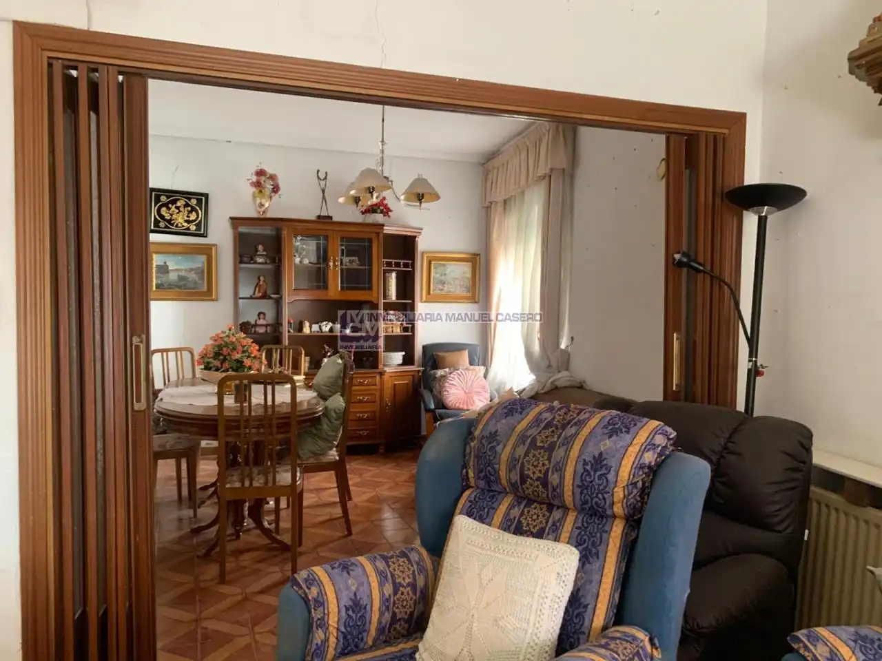 Sala d'estar de Casa o xalet en venda en Cáceres amb Calefacció, Jardí privat i Terrassa