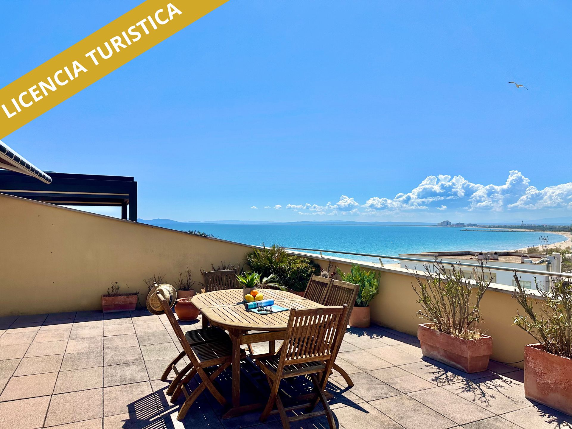 Terrace of Attic for sale in Roses  with Air Conditioner, Heating and Terrace