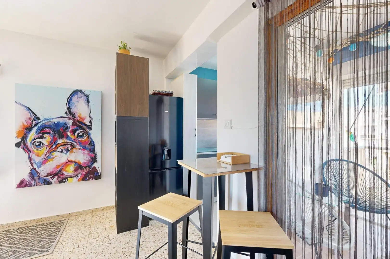 Cuina de Apartament en venda en Cartagena amb Aire condicionat, Terrassa i Balcó