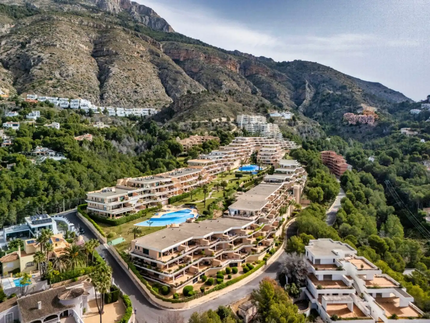 Vista exterior de Apartamento en venta en Altea con Aire acondicionado, Calefacción y Jardín privado