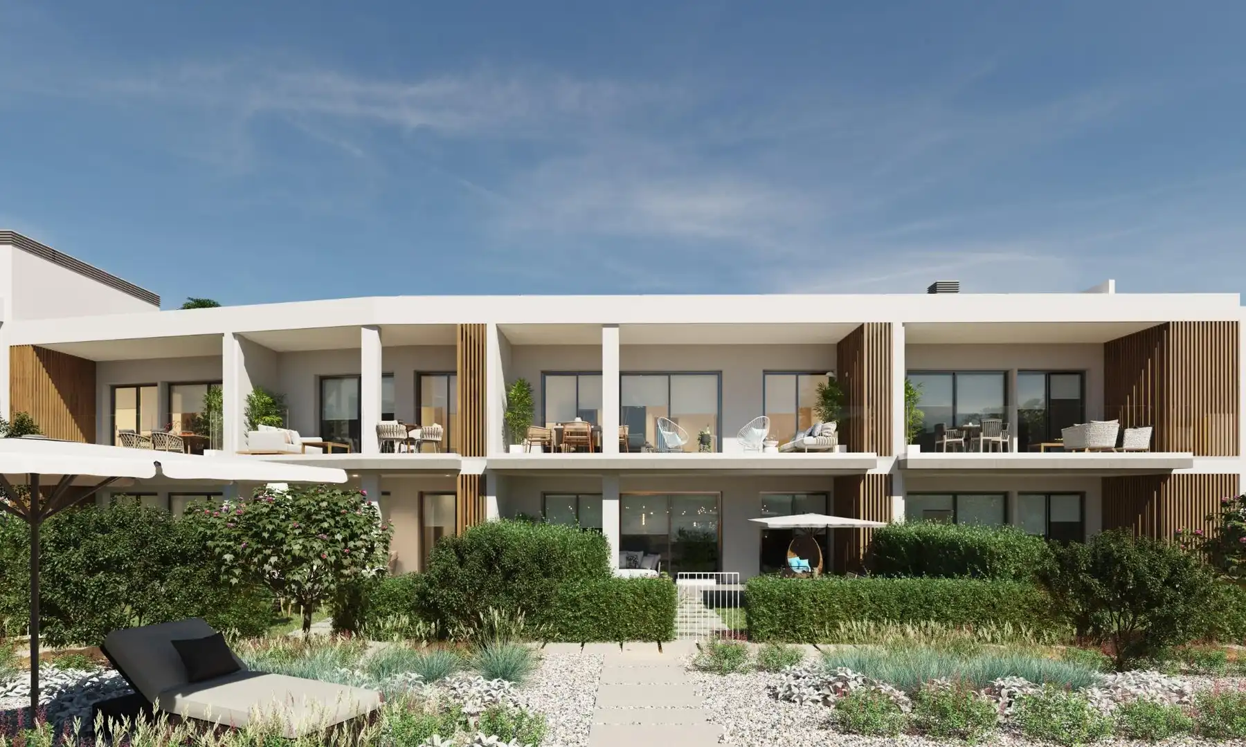 Außenansicht von Dachboden zum Verkauf in  Palma de Mallorca mit Klimaanlage, Privatgarten und Terrasse