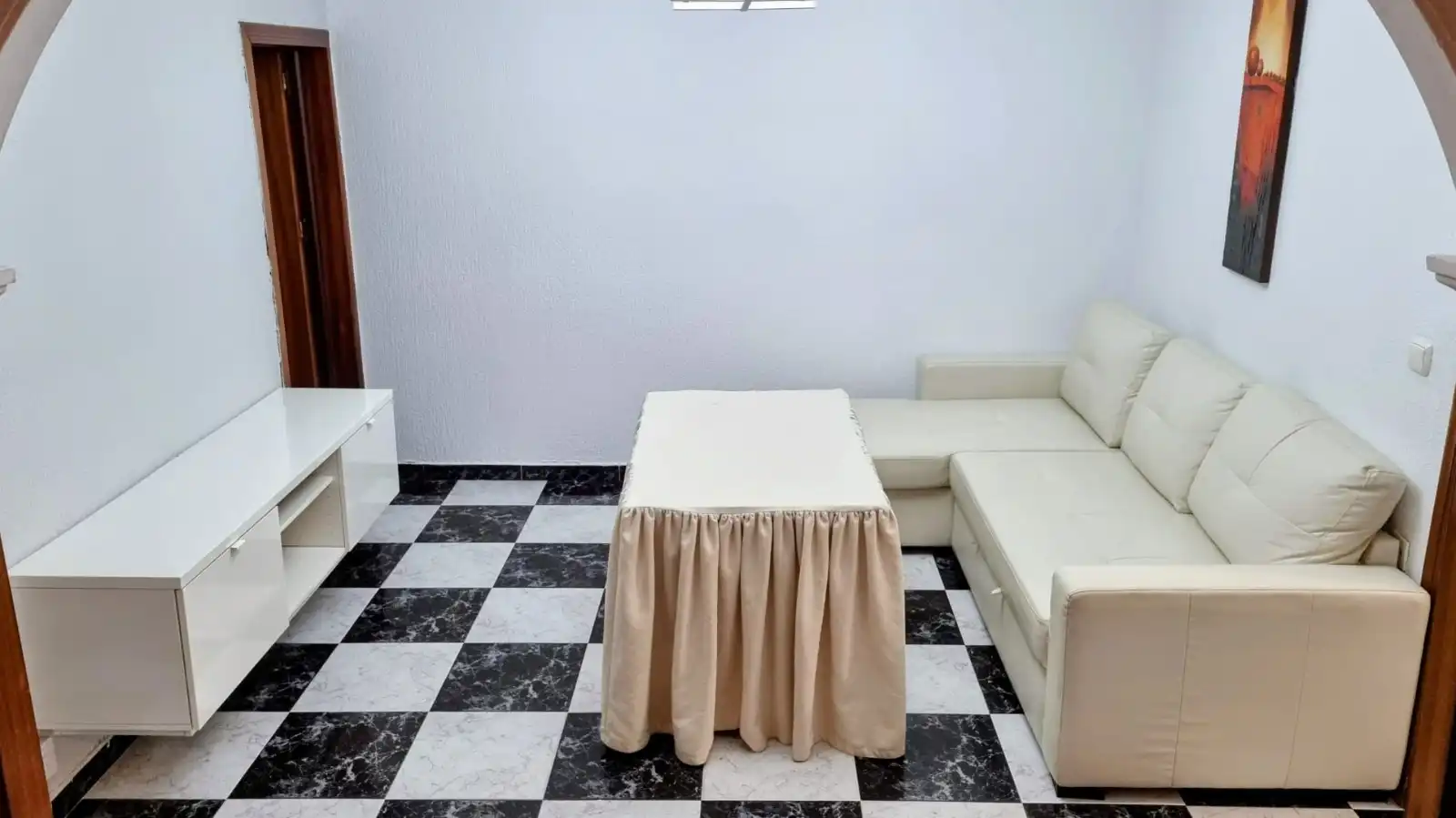Sala de estar de Piso en venta en Jerez de la Frontera con Terraza y Amueblado