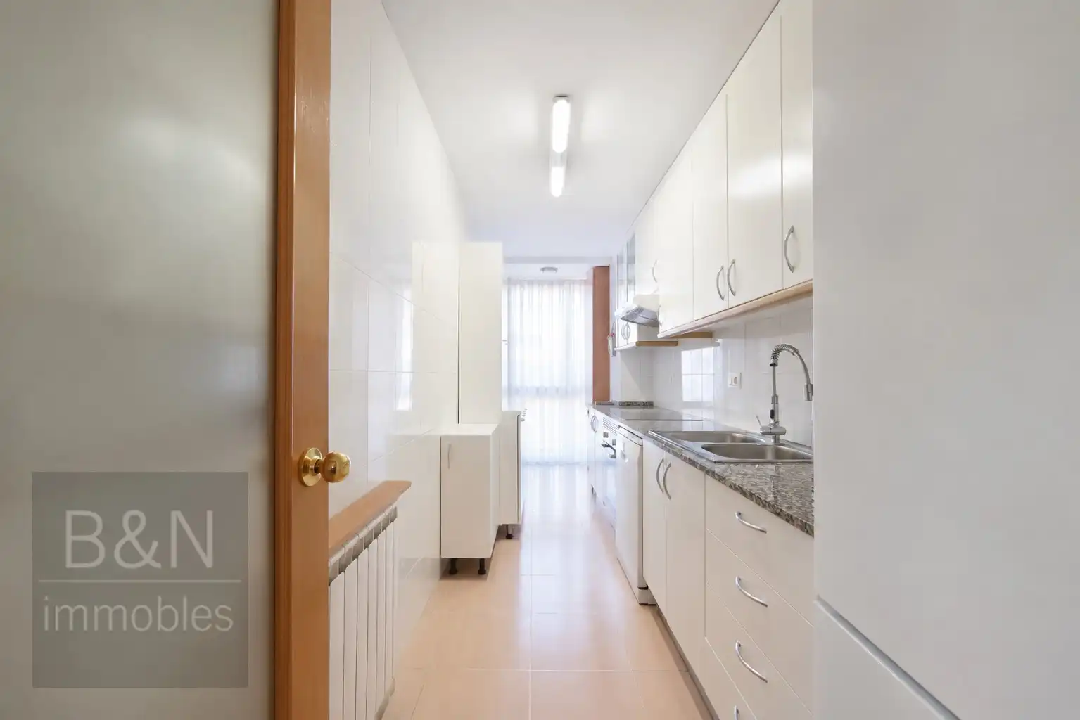 Kitchen of Flat for sale in Terrassa  with Air Conditioner, Heating and Balcony