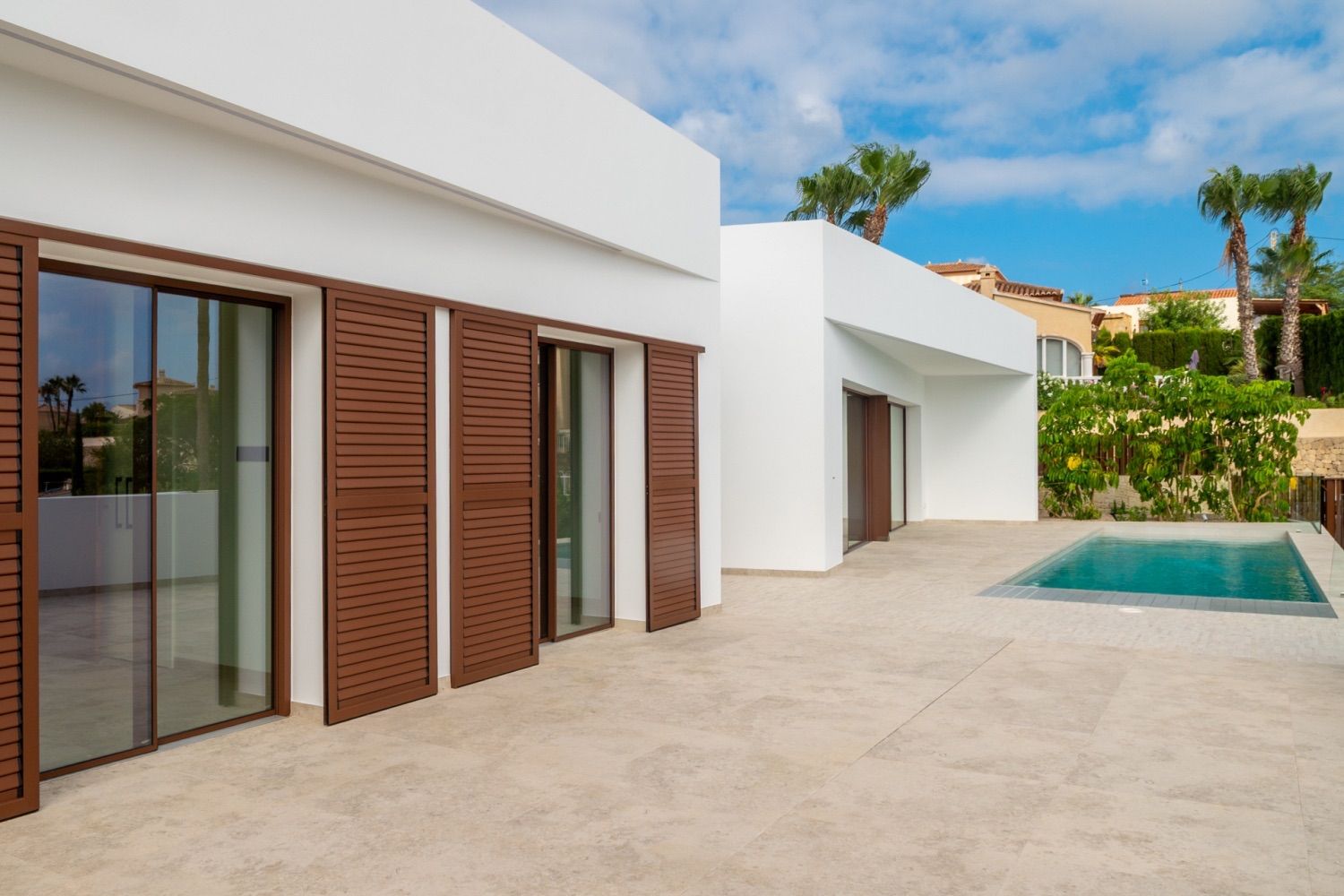 Exterior view of House or chalet for sale in Calpe / Calp  with Air Conditioner, Heating and Private garden