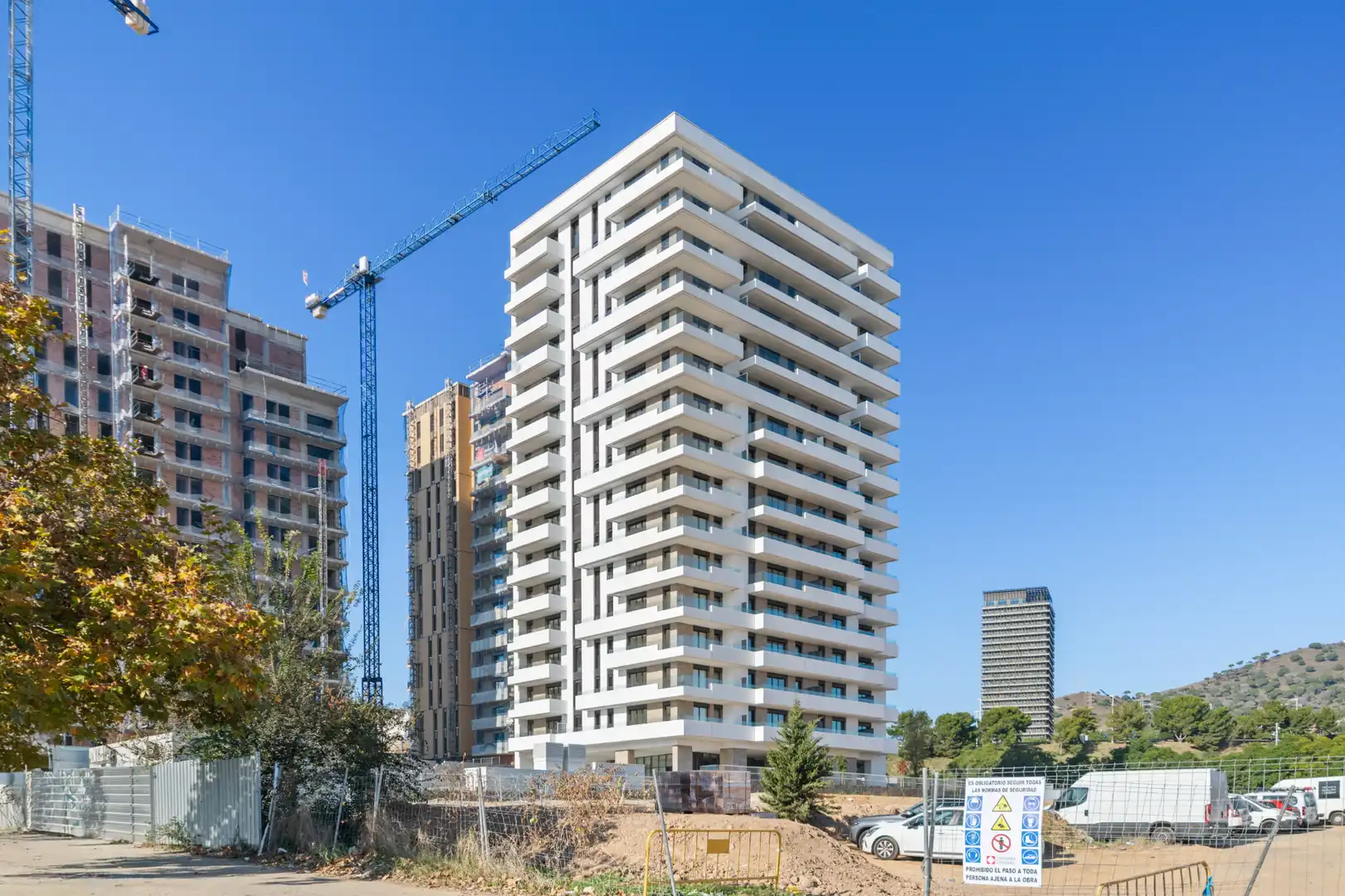 Außenansicht von Wohnung zur Miete in Esplugues de Llobregat mit Klimaanlage, Heizung und Terrasse
