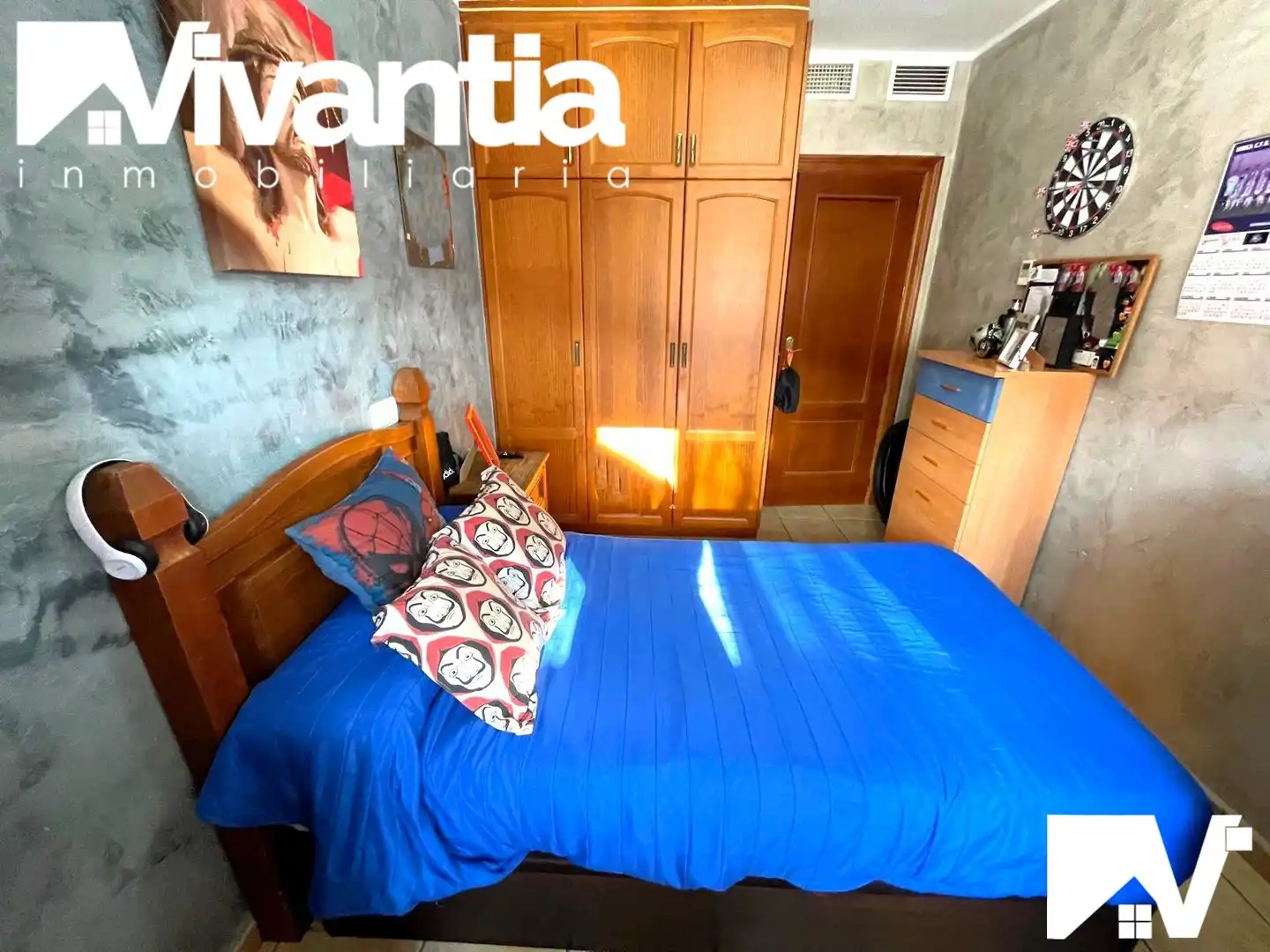 Schlafzimmer von Wohnung zum Verkauf in Lorca mit Klimaanlage, Heizung und Abstellraum